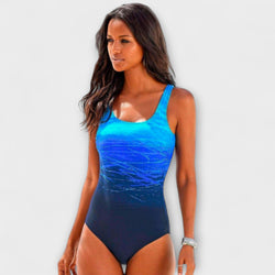 One-piece sports swimsuit